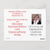 Magiロゴ、Niki LaMont認定マ…-カスタマイズ ポストカード (裏面)