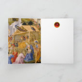 MAGI Fra Angelicoの崇拝，クリスマス シーズンカード (内部)