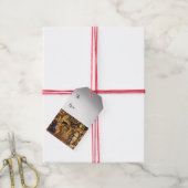 MAGI Gentile Da Fabrianoの崇拝、クリスマス ギフトタグ (より糸付き)