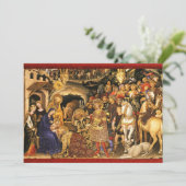 MAGI Gentile Da Fabrianoの崇拝、クリスマス シーズンカード (スタンド正面)