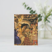 MAGI Gentile Da Fabrianoの崇拝、クリスマス シーズンポストカード (スタンド正面)