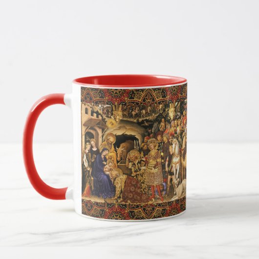 MAGI Gentile Da Fabrianoの崇拝、クリスマス マグカップ (左)
