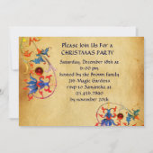 MAGI Gentile Da Fabrianoの崇拝、クリスマス 招待状 (裏面)