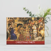 MAGI Gentile Da Fabrianoの崇拝、クリスマス 招待状 (スタンド正面)