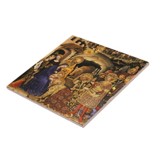 MAGI Gentile Da Fabrianoの崇拝，出生 タイル (側面)