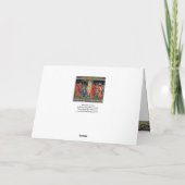 MAGI Morrisの崇拝,バーン=ジョーンズのクリスマス カード (裏面)