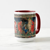 MAGI Morrisの崇拝，バーン=ジョーンズのクリスマス マグカップ (正面右)