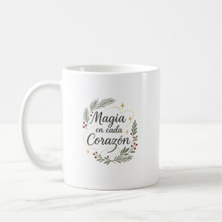 ✨ Magia en Cada Corazón – Caligrafía Navideña コーヒーマグカップ