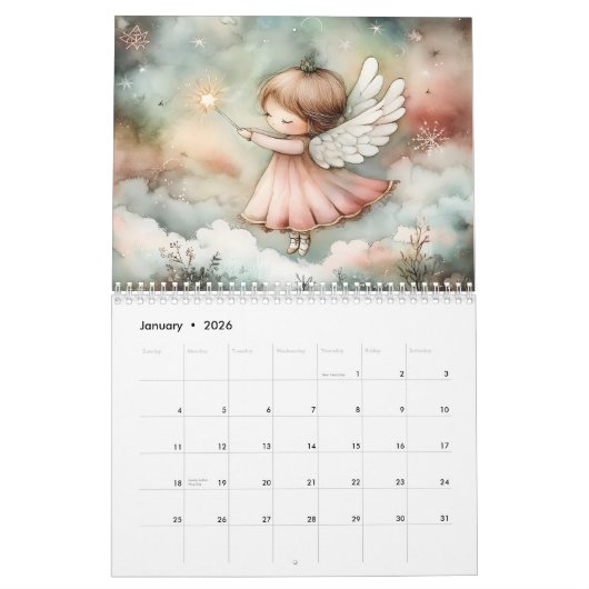 Magic Angels – Magische Engel カレンダー (1月 2026)