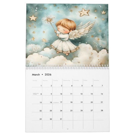 Magic Angels – Magische Engel 2026 カレンダー (3月 2026)
