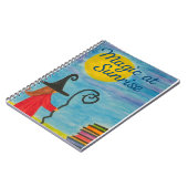 Magic at Sunrise – Watercolor Witch ノートブック (左側)