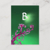 MAGIC BERRIES モノグラム 翠緑 名刺 (裏面)