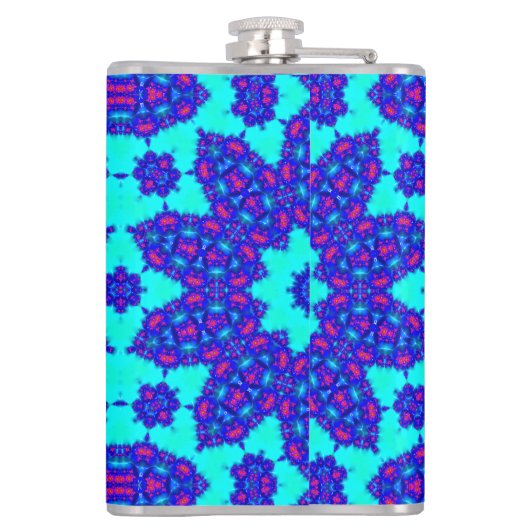 Magic Blue kaleidoscope flourished フラスク (裏面)