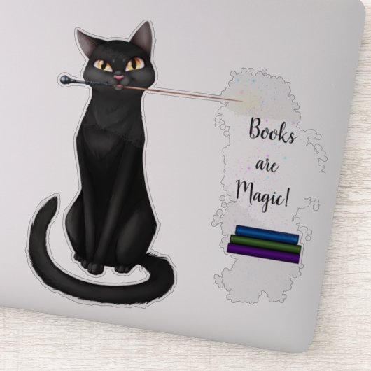 Magic Cat Books Sticker シール (詳細)