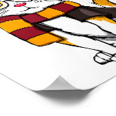 Magic Cat With Gles , Funny Pawter Funny ポスター (角)