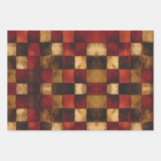 Magic Christmas Wrapping Paper Flat Sheet Set of 3 ラッピングペーパーシート (正面)