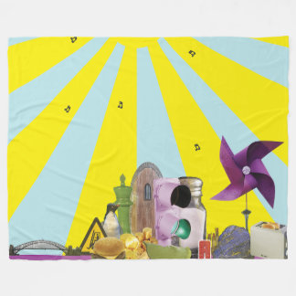 Magic City Blanket フリースブランケット