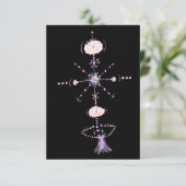 Magic Colorful Abstract Tribal Tattoo Art サンキューカード (スタンド正面)