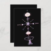 Magic Colorful Abstract Tribal Tattoo Art サンキューカード (正面/裏面)