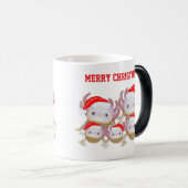 Magic Colour Changing Axolotl Christmas Mug モーフィングマグカップ (正面右)