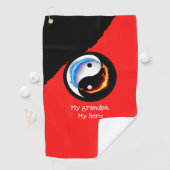 Magic Dragon fantasy art ゴルフタオル (インサイチュ)