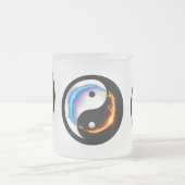 Magic Dragon fantasy art フロストグラスマグカップ (中央)