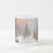 Magic&elegant Christmas mug 2025 フロストグラスマグカップ (中央)