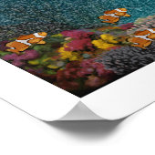 Magic Eye®の3Dポスター「珊瑚礁」16×20インチ ポスター (角)