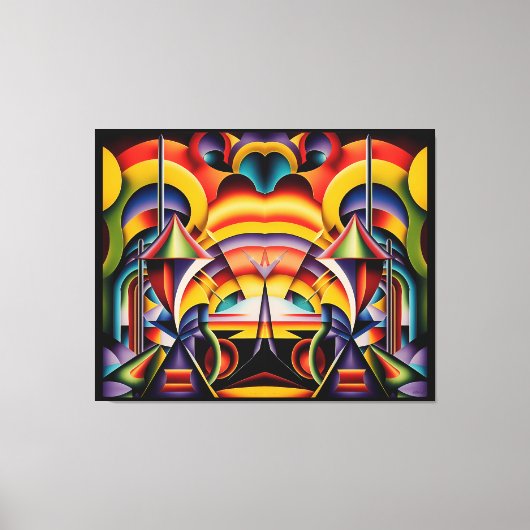 Magic Faces in Magic Places キャンバスプリント (正面)