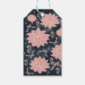 Magic florals with glitter design  ギフトタグ (正面)