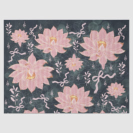 Magic florals with glitter design  薄葉紙