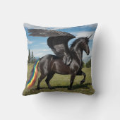 Magic Friesenpferd Alicorn Kissen クッション (裏面)