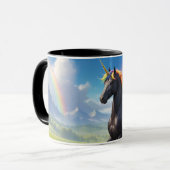 Magic Friesenpferd Alicorn Tasse マグカップ (正面左)