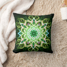 Magic Green Throw PIllow クッション
