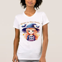 Magic in Her Smile – Women’s Halloween T-Shirt Tシャツ