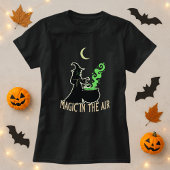 Magic in the Air Halloween Witch  Tシャツ