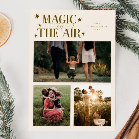Magic In The Air Multi Photo Cream シーズンカード