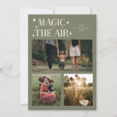 Magic In The Air Multi Photo Sage Green シーズンカード (正面)