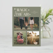 Magic In The Air Multi Photo Sage Green シーズンカード (スタンド正面)