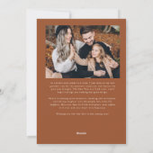 Magic In The Air Multi Photo Terracotta シーズンカード (裏面)