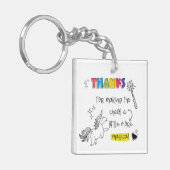 Magic in the Chaos SEND teacher Gift キーホルダー (正面左)