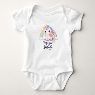 Magic Inside Unicorn Baby Bodysuit ベビーボディスーツ