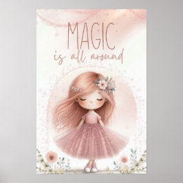 Magic is all aroud, Girl poster ポスター