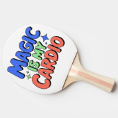 Magic Is My Cardio – Funny Witchy Ping Pong Paddle 卓球ラケット (横)
