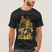 Magic Johnson And Lerry Bird Tシャツ (正面)