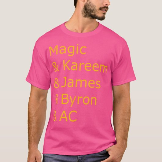 Magic Kareem James Byron Ac Tシャツ (正面)