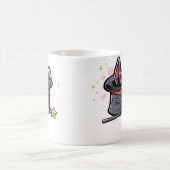 Magic Magician Hat Rabbit In A Hat Magic Wand コーヒーマグカップ (中央)