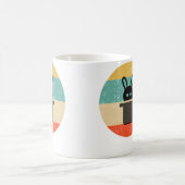 Magic Magician 	s  Gifts Unisex-Kids Retro Magic M コーヒーマグカップ (中央)