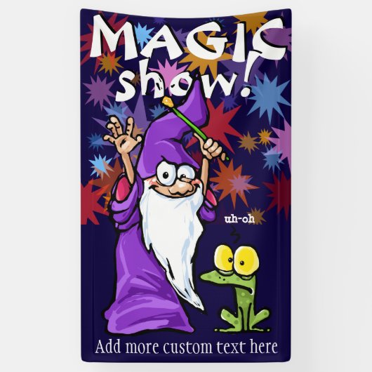 Magic.Magician.Show.Party.Promotional 横断幕 (縦)
