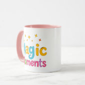 magic moment mug, for me cup, inspirational mug マグカップ (正面左)